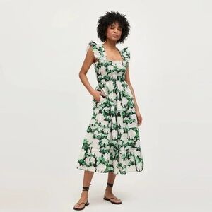 Hill House - The Ellie Nap Dress - Color: Night Bloom Cotton - Size: XS